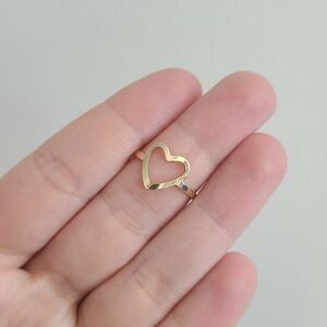Free w. Purchase- Gold Tone Heart Ring